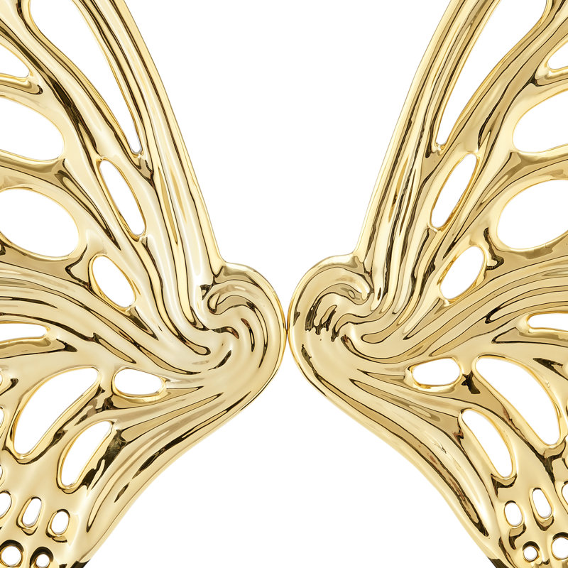 Sculpture papillon ailes d'or