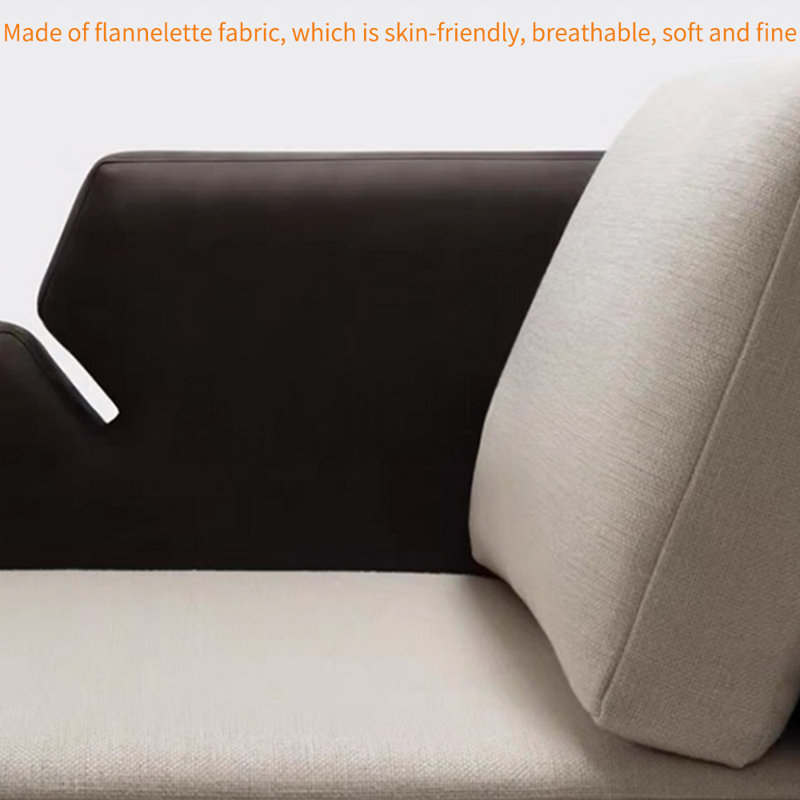 Chaise longue en flanelle confortable, Orienté à droite