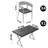 Karsyon Solid Wood Top Double Pedestal Dining Set-724699238