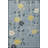 Blue Floral Leafy Washable Cotton Multicolored Decorative Carpet-1671355680