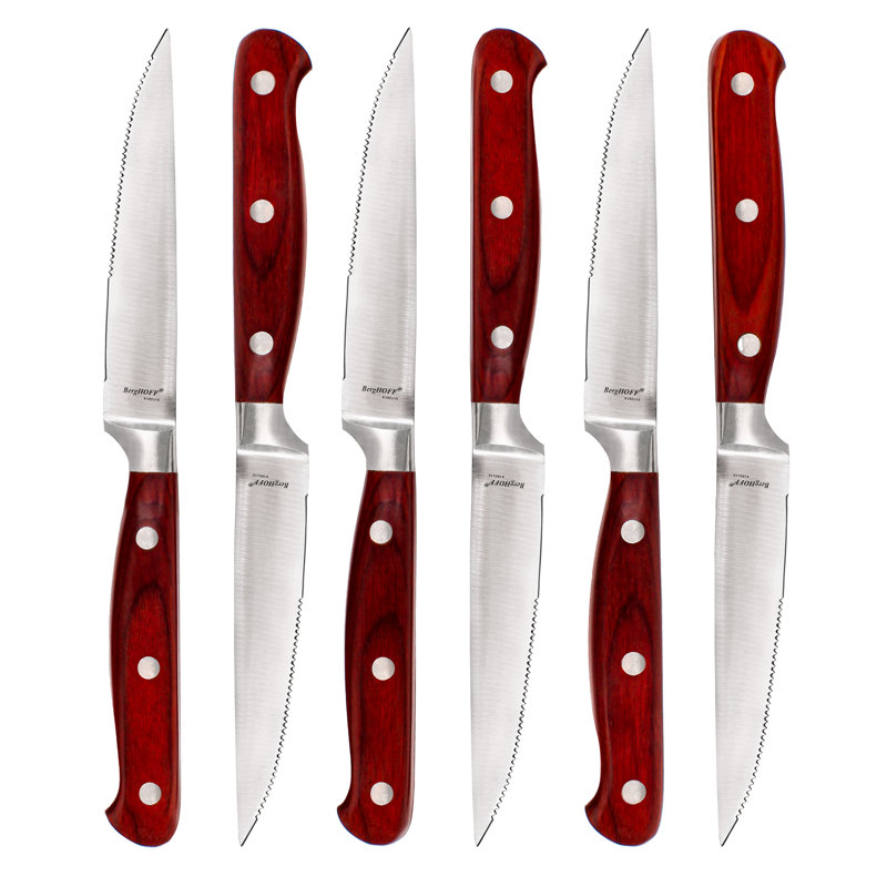 BergHOFF Pakka Stainless Steel Steak Knife Set