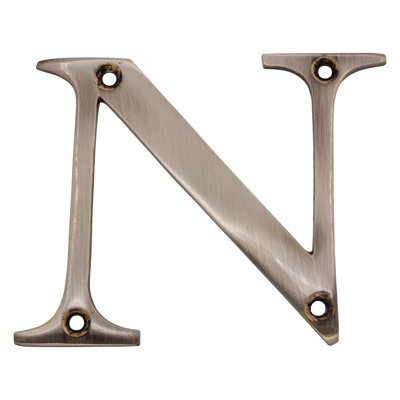 3'' H Brass House Letter