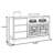 Retro Low Cabinet Sideboard