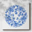 Porcelaine médaillon I sur toile-1016533883