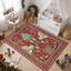 Rectangle Animal Print Washable Area Rug-1036023672