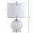 Haas 17.5" Glass/Crystal LED Table Lamp-1434444426