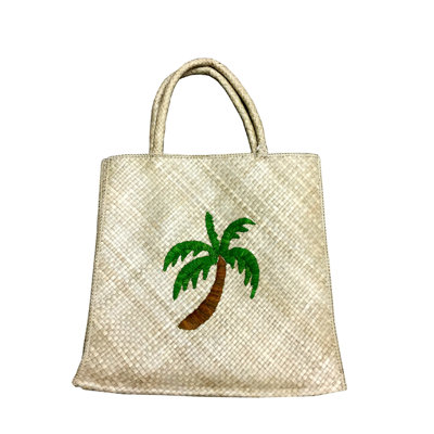 Woven Palm Pandan Tote Bag