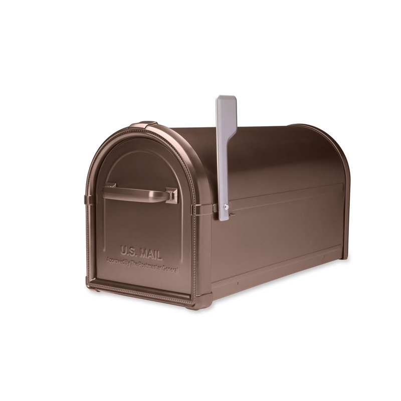 Hillsborough Post Mount Mailbox, Copper