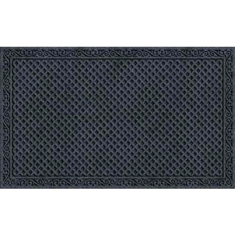 Lasseter Non-Slip Outdoor Doormat, Onyx