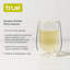 Verres à vin à double paroi True, ensemble de 2, 10 oz, True