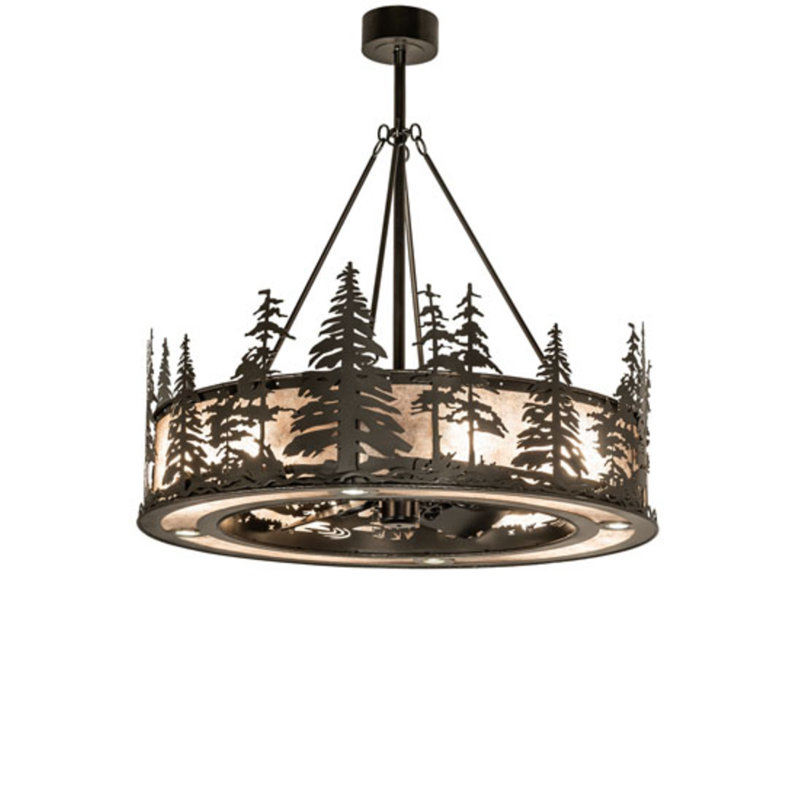 Tall Pines Downrod Ceiling Fan