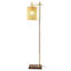 Lampe sur pied Cozy Bamboo (brun foncé, bronze)