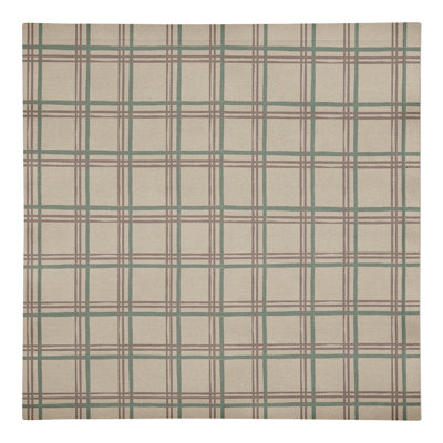 Nahia Cotton Twill Plaid Square Napkin