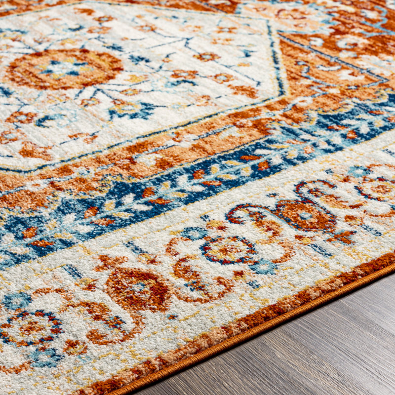 Aldusa Oriental Indoor Rug, Rectangle 5'3" x 7'