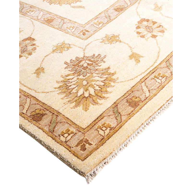Overdyed One-of-a-Kind Rectangle 9'2" X 12'1" Hand Knotted Area Rug