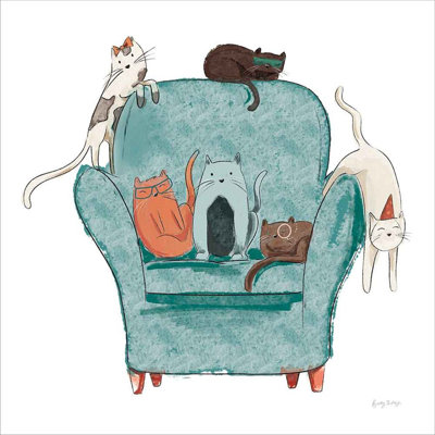 Reproduction d'art sur toile, "Joueurs d'animaux" par Becky Thorns