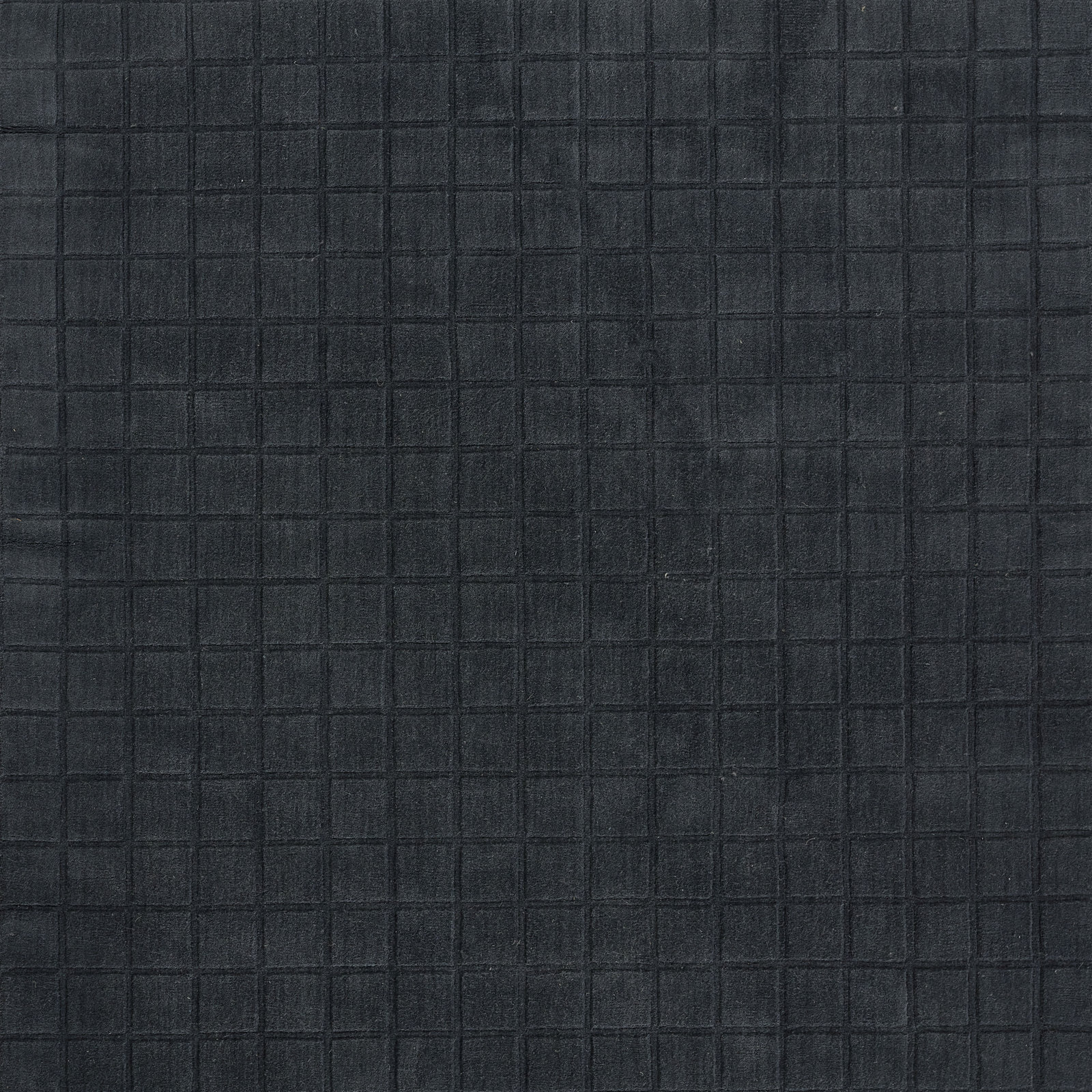 Meile Navy Hand-Loomed Geometric Wool Rug, Rectangle 9' x 12'