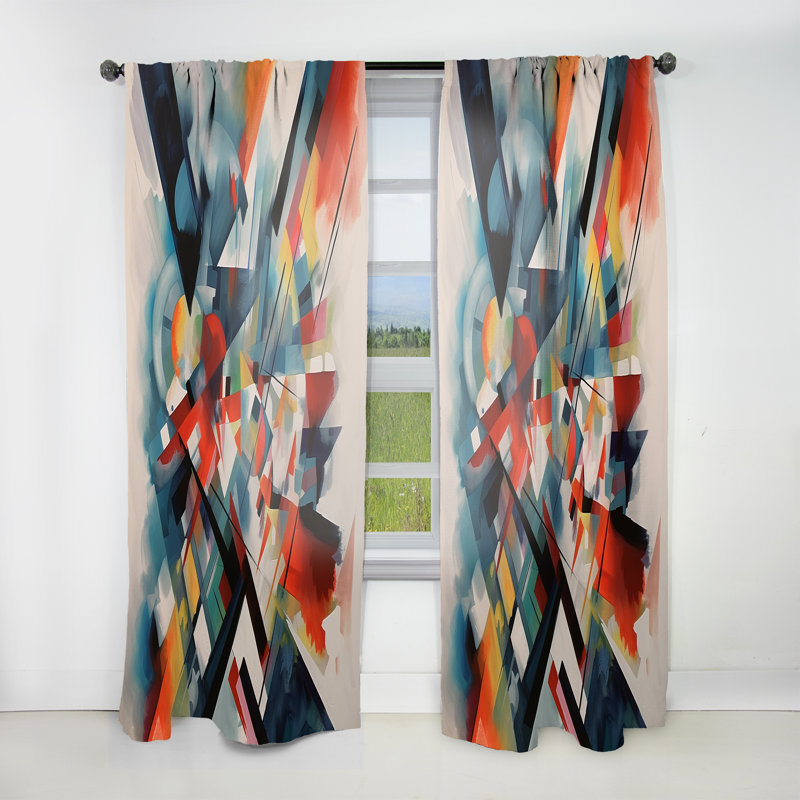 1 rideau obscurcissant en velours moderne Congaree, L 52 po x L 108 po