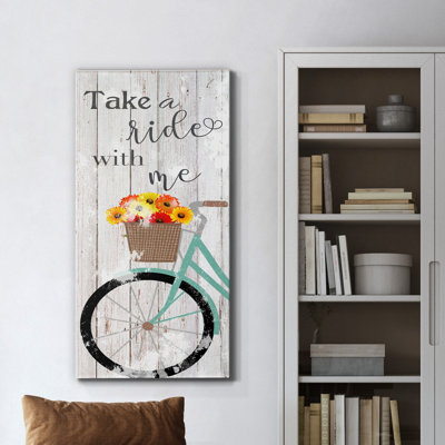 Bicycle Ride - Wrapped Canvas Print