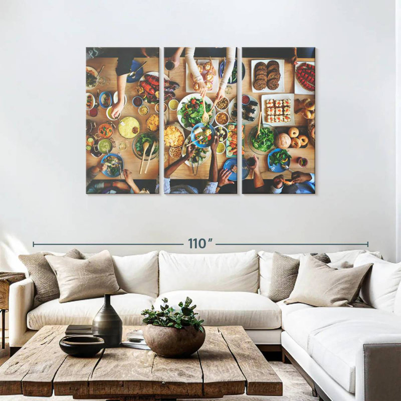 Yarlin Dinner Party, 48" H x 74" W