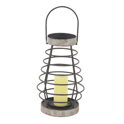 Lanterne de table en fer