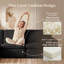 Canapé modulaire Boneless de 108 po pour le salon, canapé modulaire en L 4 pièces avec velours côtelé moelleux, assise profonde, emballage de compression, aucun assemblage requis-1873110129