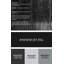 Tapis en laine / polyester tissé à la machine en gris / blanc / noir-532872009