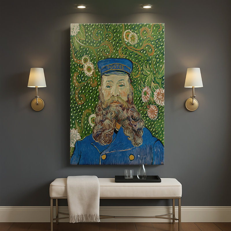 Portrait de Joseph Roulin - Toile tendue par Vincent Van Gogh, 32 x 48