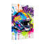 Casque coloré à la mode, impression d'art graffiti-643313225