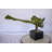 Acrobatic Frog Green Patina Bronze Statue Mounted on A Marble  43" x 26" x 20"H