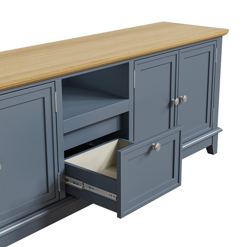 Amarapal TV Stand for TVs up to 78", Blue 