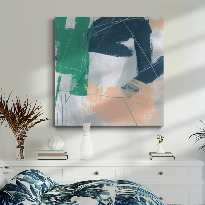Diagonal Flight Plan II-Premium Gallery Wrapped Canvas - Ready to Hang