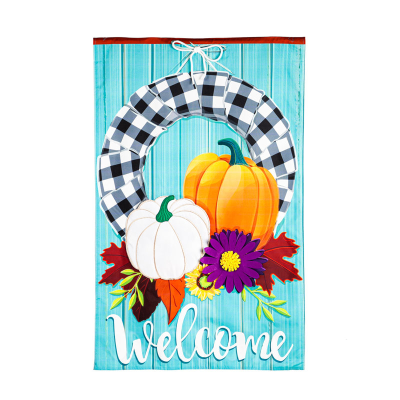 Easher Double Sided Linen House Flag, 44" H x 28" W