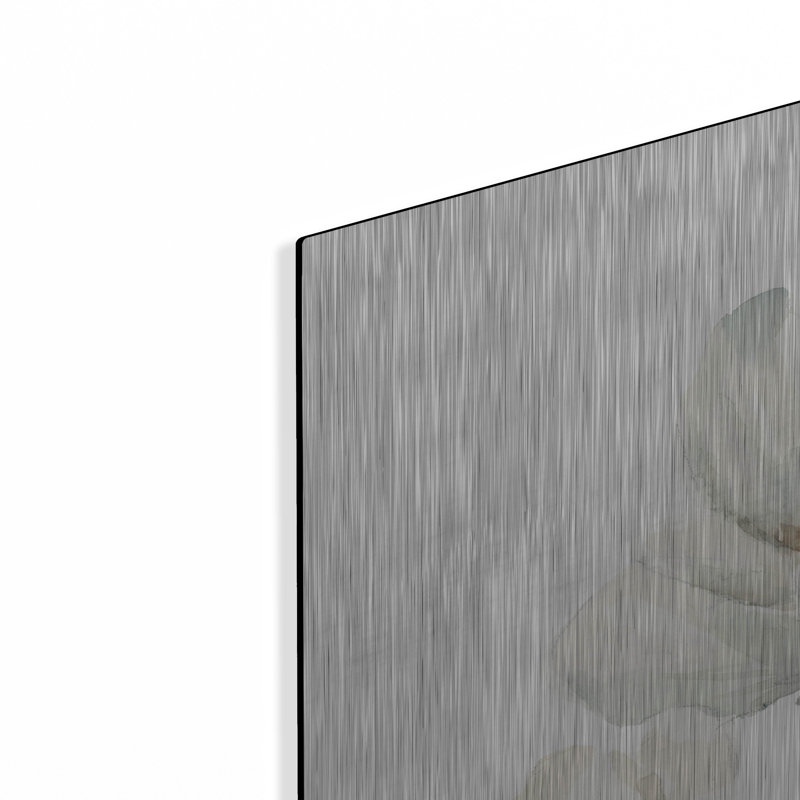 «White Magnolia 2» par Katrina Pete, art mural en métal, H 48 po x l 24 po