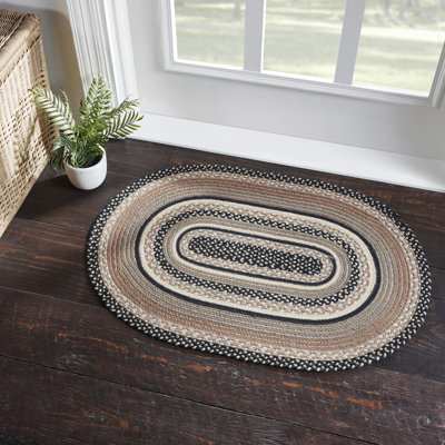 Tapis en jute gris anthracite Sawyer Mill