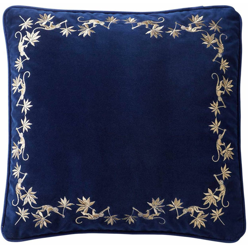 Sapphire Garden Filled Cushion