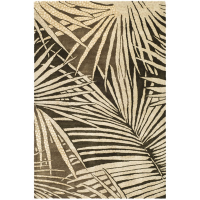 Greaves Martha Stewart Wool & Viscose Floral Rug