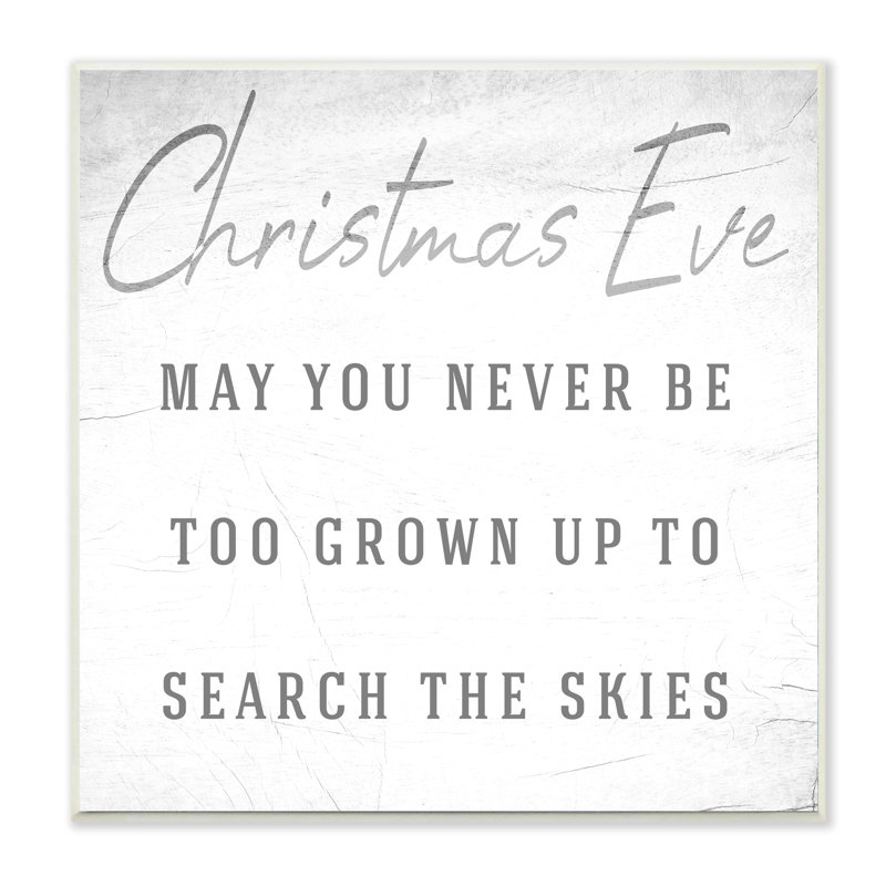 Recherche «The Skies», réveillon de Noël, Plaque murale, H 12 po x l 12 po x P 0,5 po