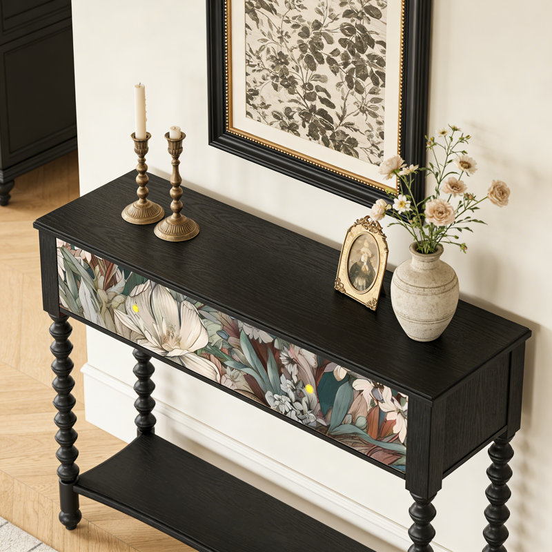 American Retro Solid Wood Console Table