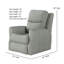 Fauteuil inclinable en cuir Fame-124342685-88951726