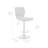 Adjustable Height Swivel Bar Stool with Ergonomic Design