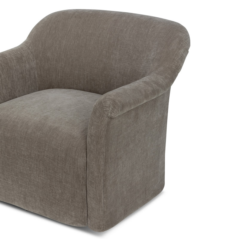 Bella Swivel Chair, Putty, Taupe