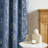100% Blackout Curtains, Grommet Pattern Gold Foil Printed Window Treatments Room Darkening Drapes for Bedroom, 2 Panels-895037126-895037120
