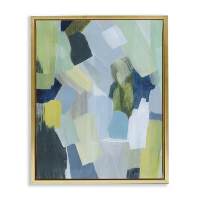 «Layered Green Brush Strokes» par Grace Popp