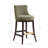 Chenille Counter Stool With Beech Wood Legs-224044894