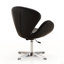 Fauteuil ballon pivotant rembourré en laine Raspberry-51336371