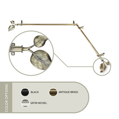Bertold Steel Single Curtain Rod