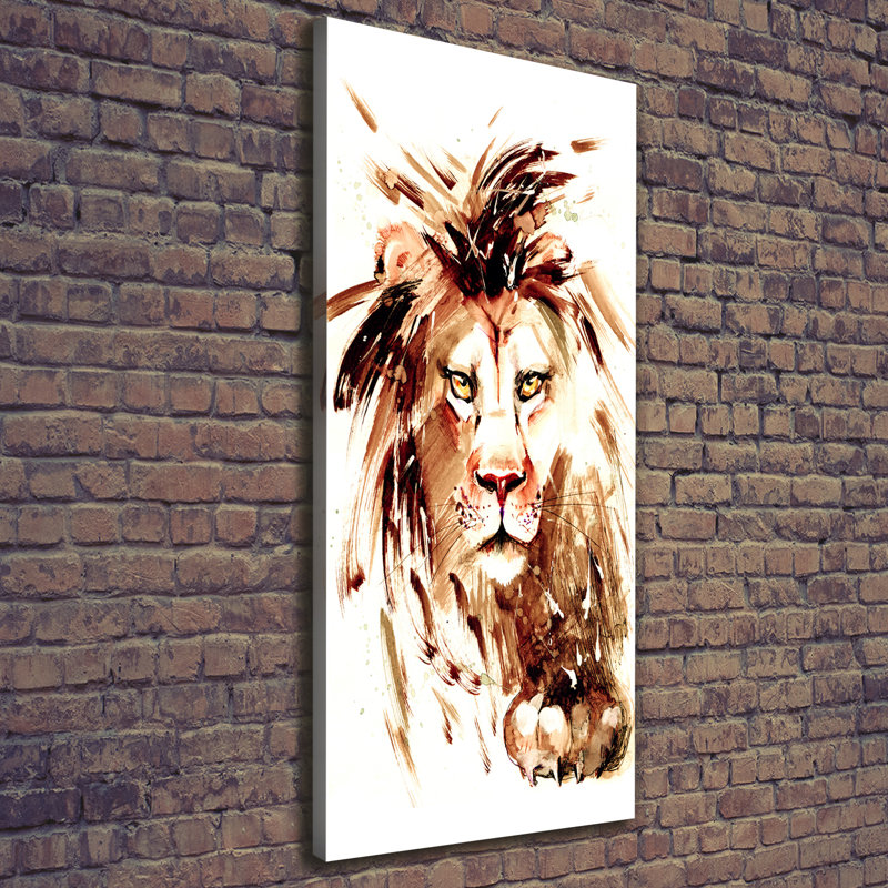 Lion - Wrapped Canvas Print