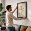 Study in Ochre Botanical - Framed Print-1269232857-1269232839