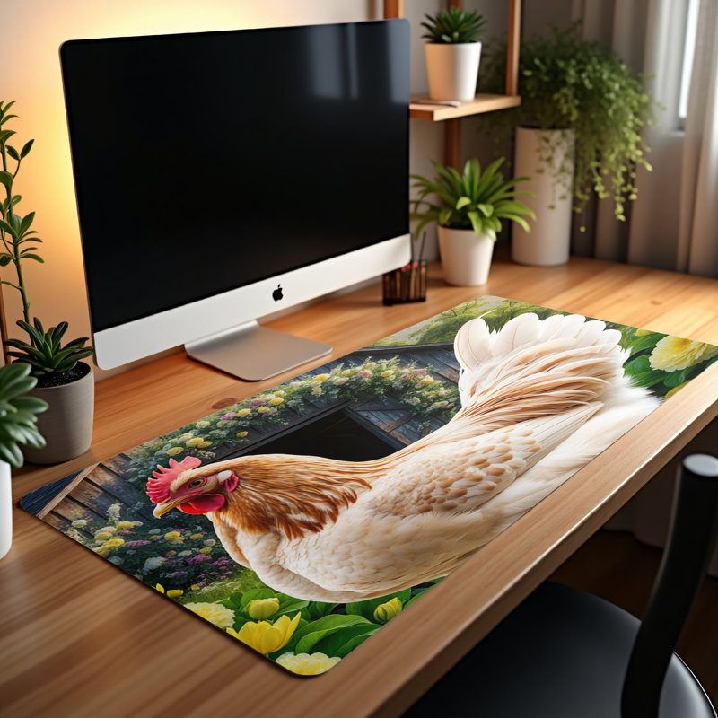 Polyester Desk Pad, 31.5x15.5